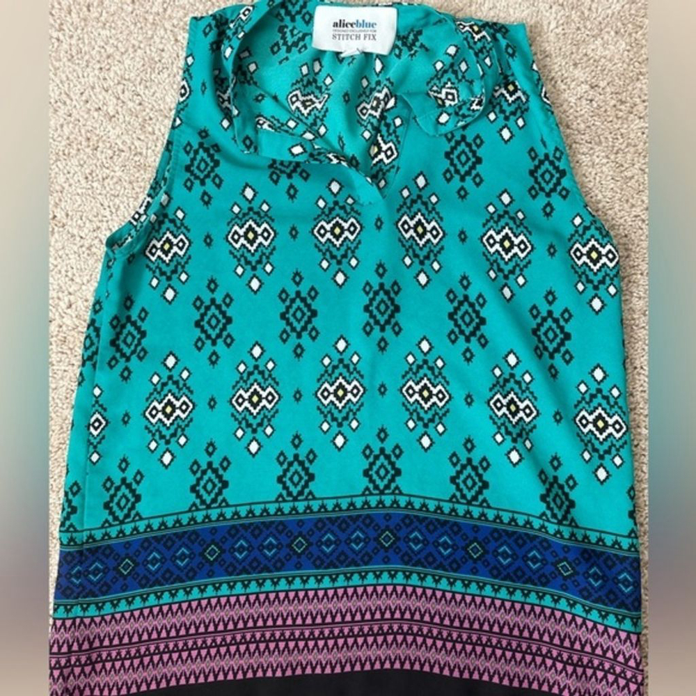 Real tribal print blouse